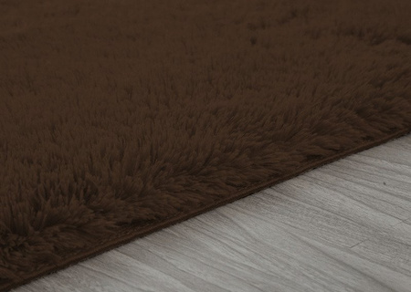 Shaggy Strado room carpet 180x260 DarkCoffee (Dark brown)
