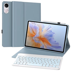 Puzdro s klávesnicou Bluetooth na Redmi Pad 2 Pro 2025, modré - ochranné so stojanom