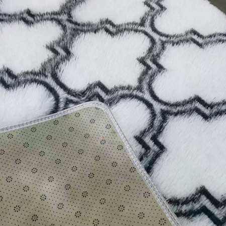 Dywan do salonu shaggy DECOR antypoślizgowy miękki puszysty modny 160x200, biały
