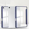 Etui Clear Pencil do Samsung Galaxy Tab S11 11 SM SMX736 z klapką, granatowe - ochronne