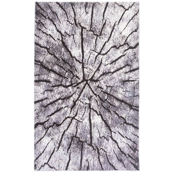 Dywan Novo 200x300 cm - Szary Pień - miękki do salonu i sypialni