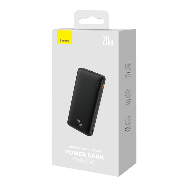 Powerbank do telefonu i tabletu Baseus Airpow 20W 10000mAh z kablem USB-C 30 cm