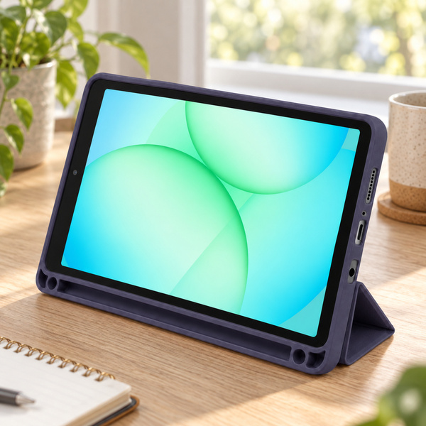 Etui Smart Pencil do Galaxy Tab A11 X135/X133 A9 SM-X115/X110 - fioletowe