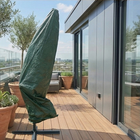 Pokrowiec ochronny na duży parasol ogrodowy na wysięgniku osłona futerał