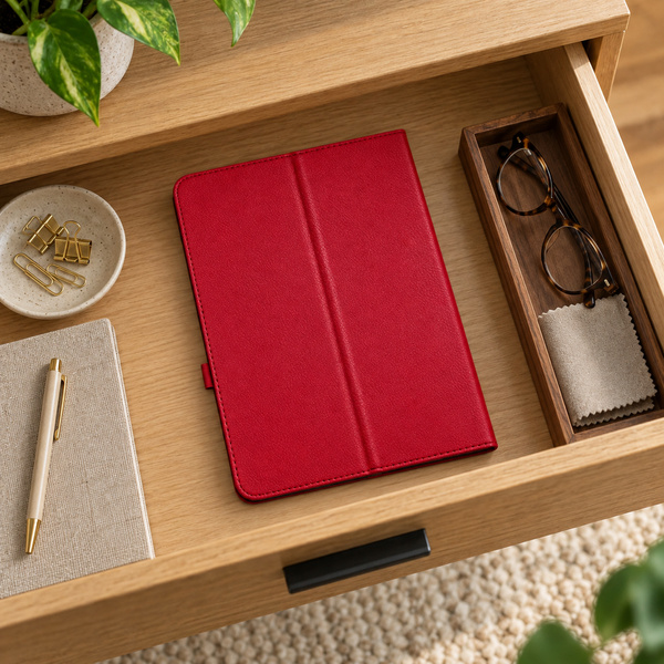 Etui obrotowe do Apple iPad 10.9 2022 gen 10 iPad 11 A16 2025 gen 11 - czerwone