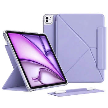 Etui Origami do Apple iPad Air 13 M4 M3 M2 2026/25/24 gen 8/7/6 - fioletowe