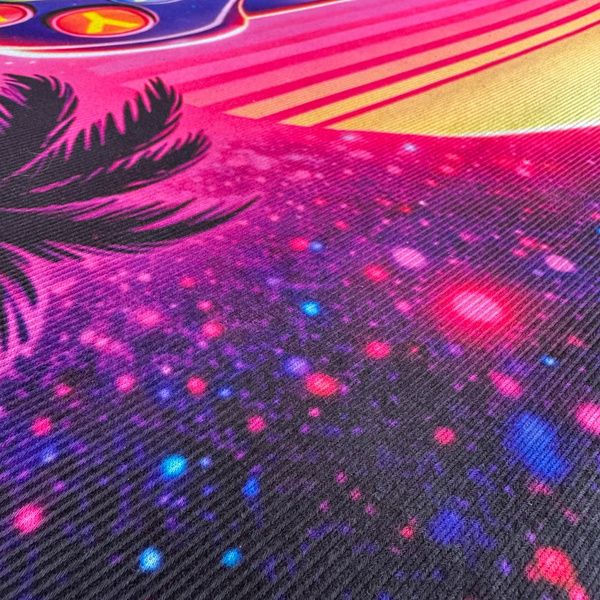Dywan gamingowy dla gracza mata pod fotel antypoślizgowy Retro Pad