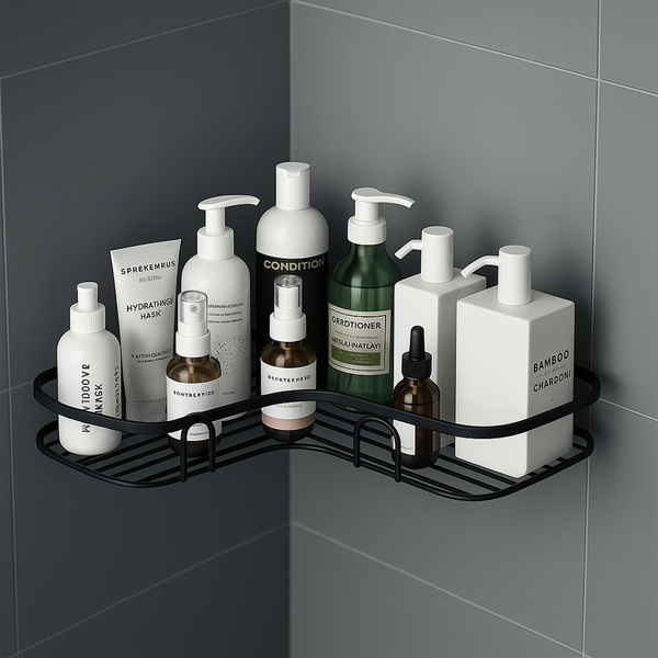 Strado corner bathroom shelf for shower