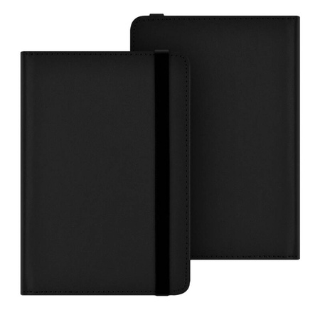 Puzdro Kožené s držiakom na Kindle 11 / 10 Paperwhite 1 / Kindle 2 / Kindle 3, čierne - ochranné so stojanom