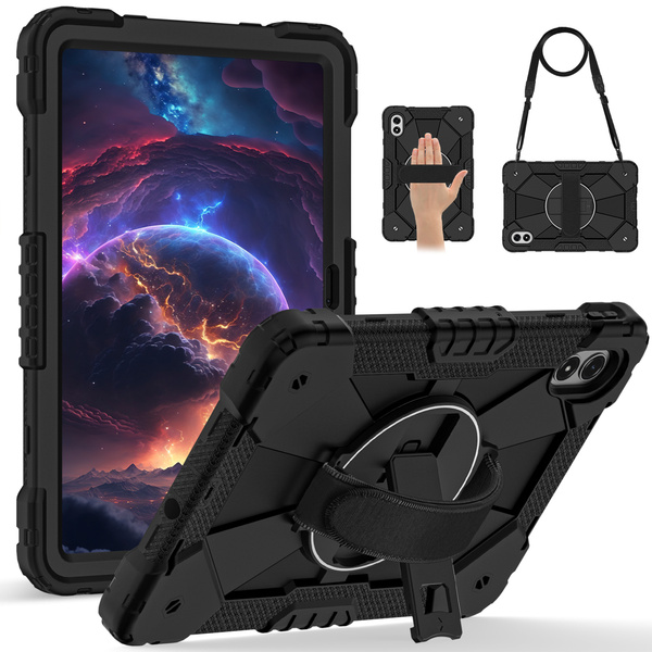 Etui pancerne z uchwytem do Redmi Pad Pro 2 12.1 2025/ Pad Pro 2024/ Poco Pad M1, czarne