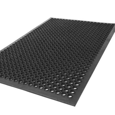 Perforated rubber floor mat 90x150cm - PRF9