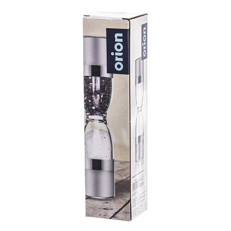 ORION Grinder for salt pepper hand double HOURGLASS