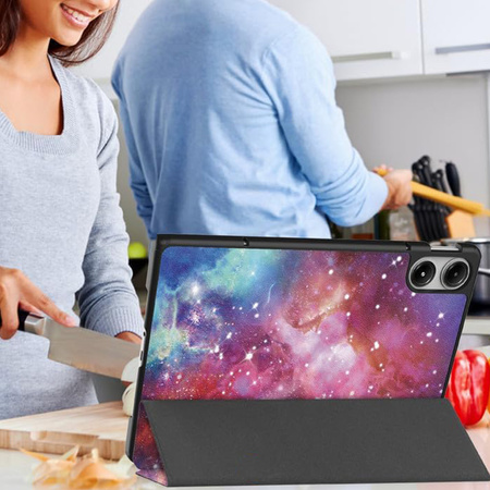 Puzdro grafické na Xiaomi Redmi Pad Pro 12.1 2024 / Poco Pad 12.1 s klapkou - ochranné so stojanom