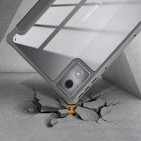 Puzdro Clear Pencil na Lenovo K11 Plus, čierne - ochranné so stojanom, prístup k portom a tlačidlám