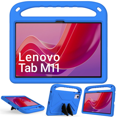 Puzdro Pancierové s držiakom na Lenovo Tab M11 10.95 / Tab M11, modré - ochranné so stojanom