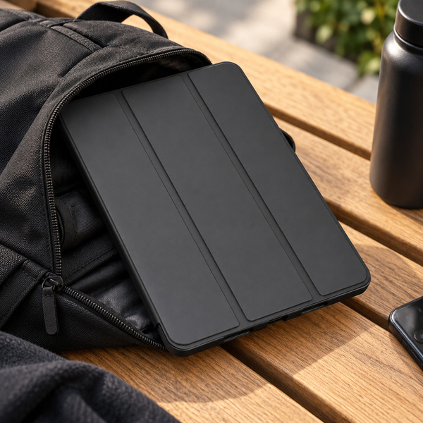 Etui Smart do Xiaomi Pad 7 / 7 PRO / Pad 8 / 8 PRO / Pad 9 z klapką i podstawką - czarne