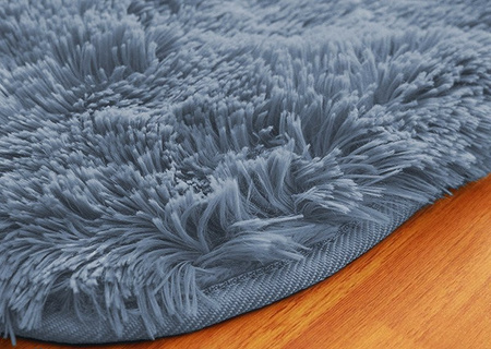 Shaggy Strado 80x150 SilverFur room carpet (Light gray)