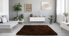 Shaggy Strado room carpet 120x170 DarkCoffee (Dark brown)