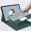 Etui z klawiaturą do Apple iPad Air 13 M2 2024 M3 2025 Gen 6 7 / iPad Air 13 Gen. 6 A2898, zielone - ochronne