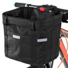 Large bicycle basket metal bicycle basket click on handlebars roomy