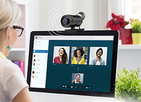 WebCam 8804 webcam with microphone black universal for laptops and PCs