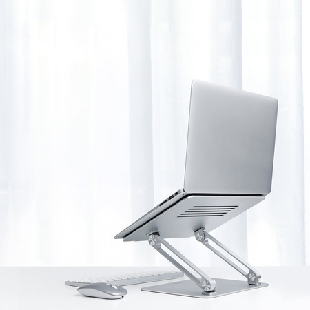 Nillkin ProDesk silver adjustable aluminum laptop stand for office and home use