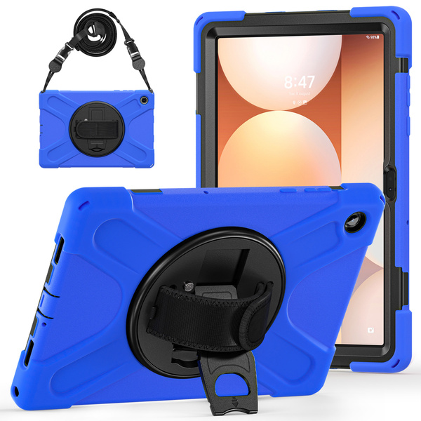 Etui do Samsung Galaxy Tab A11 Plus 10.9 2025 - Pancerne z uchwytem i paskiem