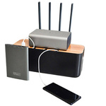 Cable and strip organizer box