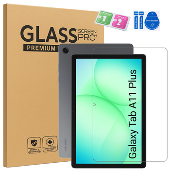 Szkło hartowane do Samsung Galaxy Tab A11+ / A9+ Plus - ochrona ekranu 9H, pełne pokrycie, oleofobowe