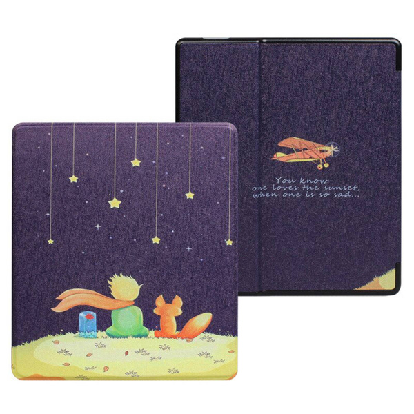 Etui Smart graficzne wzory do Kindle Oasis 2 / 3 - ochronne z podstawką, dostęp do portów i przycisków