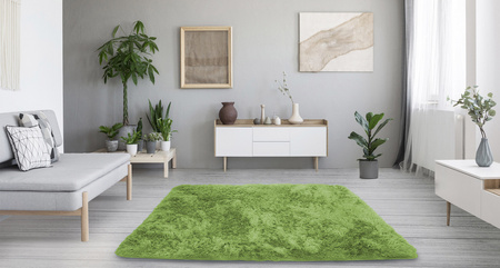 Shaggy Strado room carpet 130x190 GreenGrass (Green)