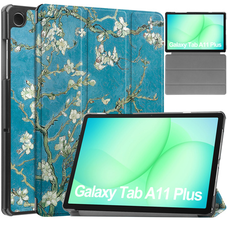 Etui do Galaxy Tab A11+ Plus 10.9 2025 - ochronne z podstawką, dostęp do portów i przycisków