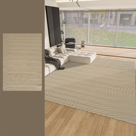 Dywan 160x230 do salonu pętelkowy duży japandi nowoczesny ciężki gruby POLO, beżowy