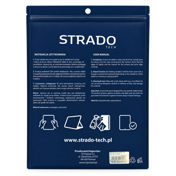 Etui do Galaxy Tab A11+ 2025 X236/X235/X230 A9+ SM-X216/X215/X210 Slim - różowe