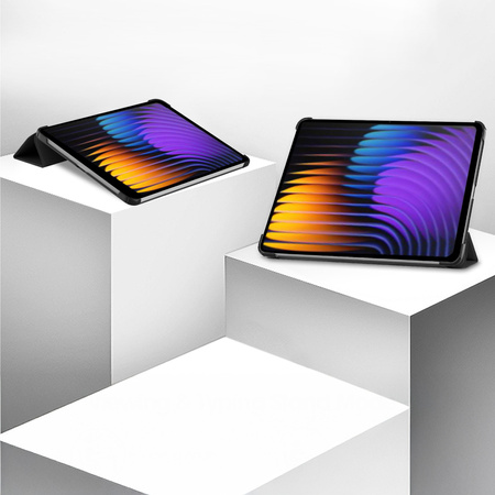 Puzdro Smart na Xiaomi Pad 7 / Pad 7 Pro 11 / Xiaomi Pad 7 Pro, čierne - ochranné so stojanom