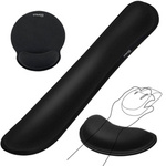 Strado ergonomic gel pad set - 3 pieces (Black)