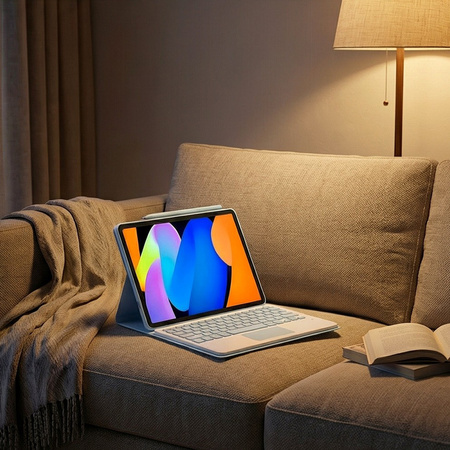 Puzdro s klávesnicou na Lenovo Idea Tab 11 2025, modré - ochranné so stojanom