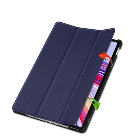 Puzdro Smart na Xiaomi Redmi Pad Pro 12.1 2024 s klapkou / Redmi Pad Pro 12.1 2024, tmavomodré - ochranné so stojanom