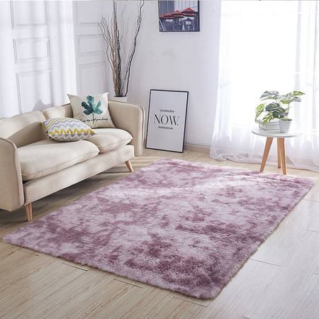 Dywan Ombre Shaggy Strado 80x150 OmbrePurple (Różowy)