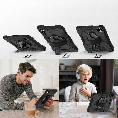 Puzdro Shockproof na Xiaomi Redmi Pad Pro 12.1 2024 / Poco Pad 12.1 / Xiaomi Redmi Pad Pro 12.1, čierne - ochranné