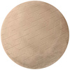 STRADO round Rabbit 3D plush soft like rabbit anti-slip carpet 200 Beige
