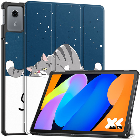 Puzdro grafické na Lenovo Idea Tab 11 s klapkou - ochranné so stojanom