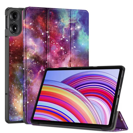 Puzdro grafické na Xiaomi Redmi Pad Pro 12.1 2024 / Poco Pad 12.1 s klapkou - ochranné so stojanom