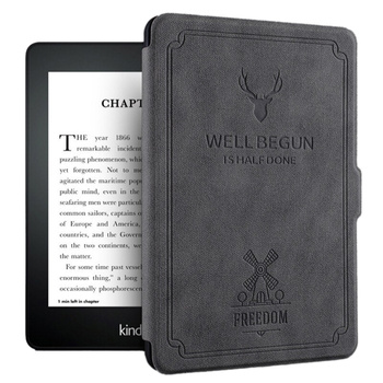 Etui Motto do Kindle Paperwhite 6 / Kindle Paperwhite Colorsoft / Signature Edition 2024 7, szare - ochronne