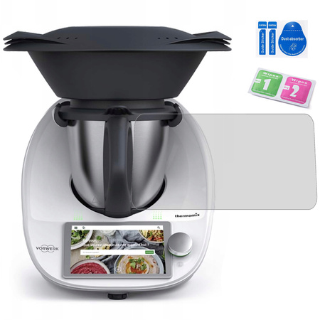 Sklo tvrdené na Thermomix TM6 sklíčko na displej 9H súprava - ochrana displeja 9H, plné krytie, oleofóbne