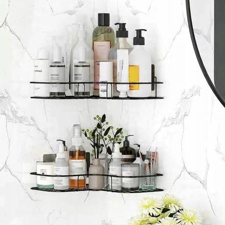 Strado corner bathroom shelf for shower