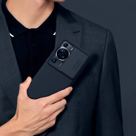 Etui Nillkin CamShield Pro do Huawei Honor Magic 5 Pro, niebieskie - ochronne z podstawką