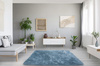 Shaggy Strado 80x150 SilverFur room carpet (Light gray)
