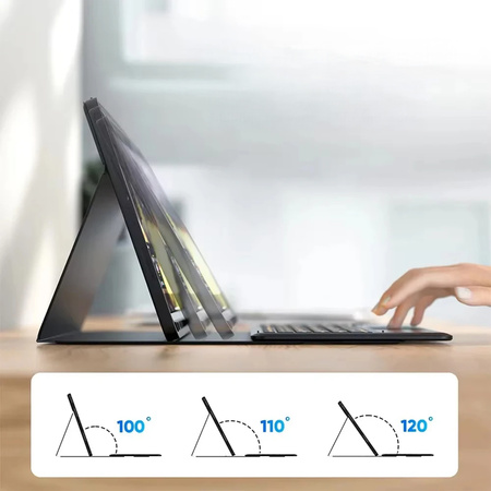 Puzdro s klávesnicou na Xiaomi Pad 7 / Pad 7 Pro 11.2 na stylus / Xiaomi Pad 7 Pro, čierne - ochranné so stojanom