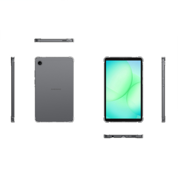 Puzdro na Galaxy Tab A11+ Plus 10.9 2025 A9+ Plus 2023 silikónové zadný kryt - ochranné so stojanom